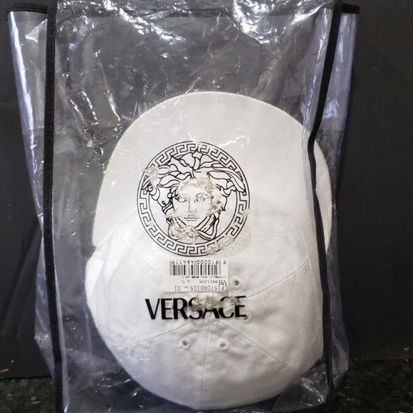 AUTHENTIC WHITE GIANNI VERSACE GOLD EMBROIDERED - Picture 8 of 8